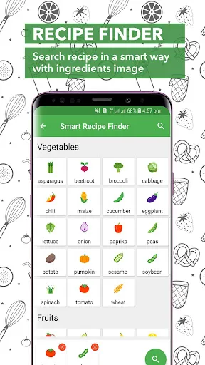Tangkapan layar Food Book Recipes