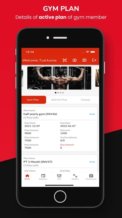 Captures d'écran de Fitness Fast Member