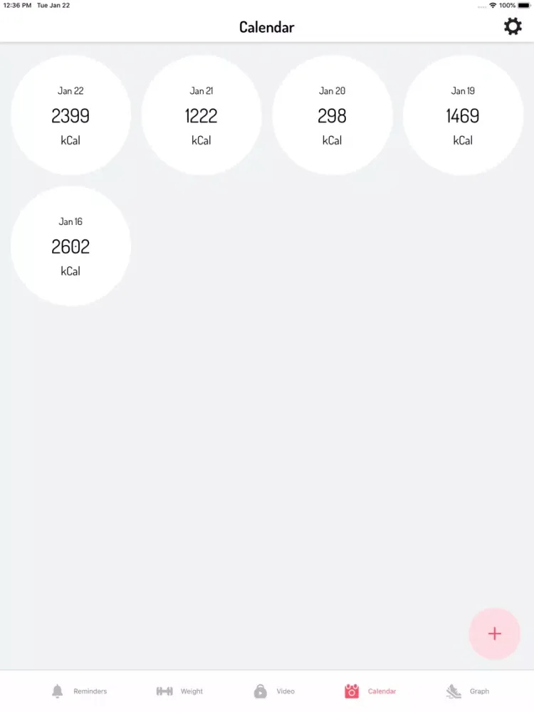 My Fitness Goals iPad  Screenshots