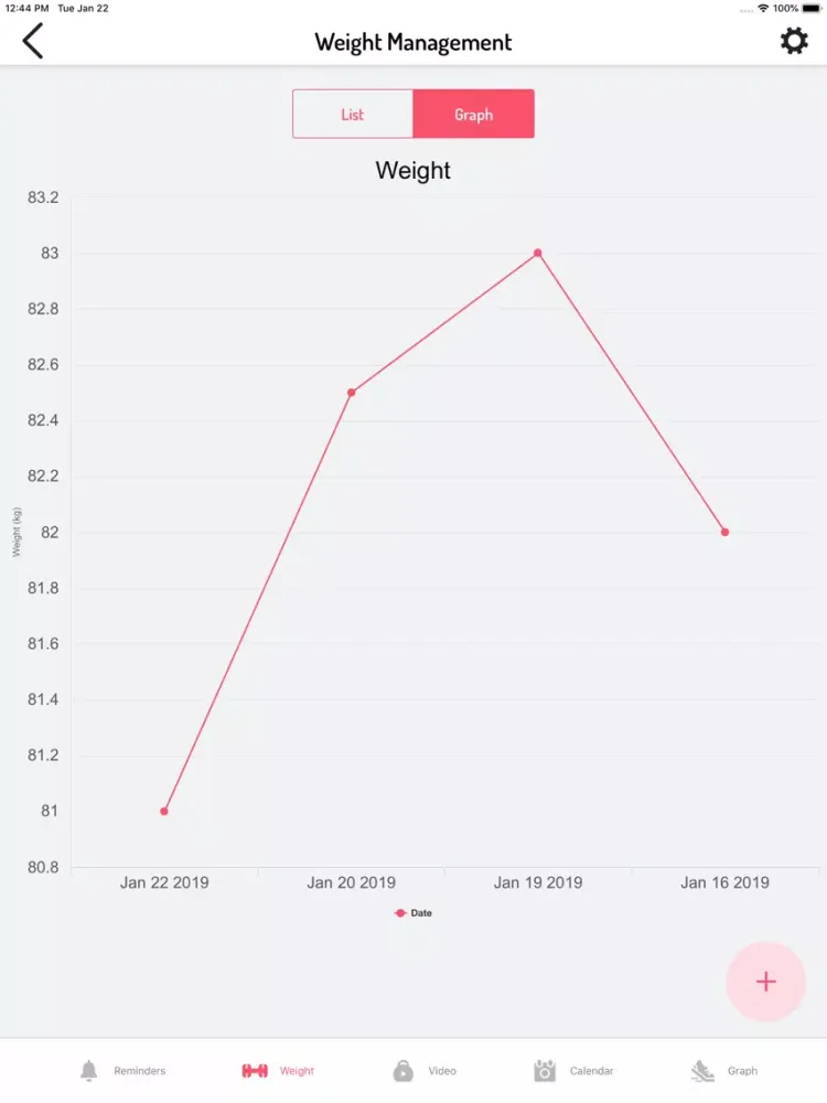 My Fitness Goals iPad  Screenshots