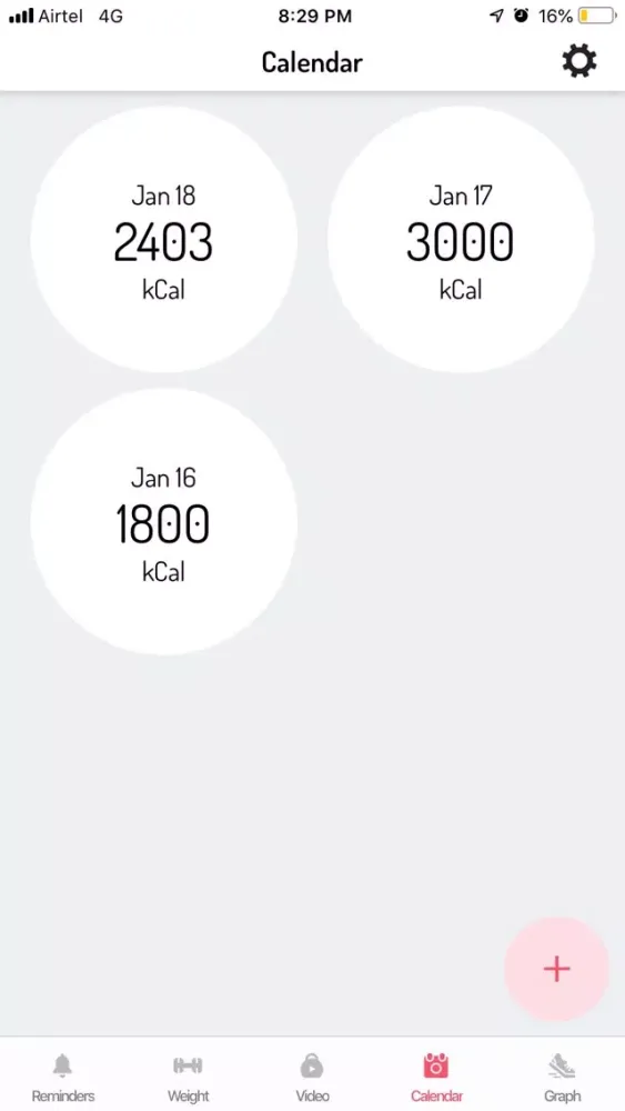 My Fitness Goals Screenshots