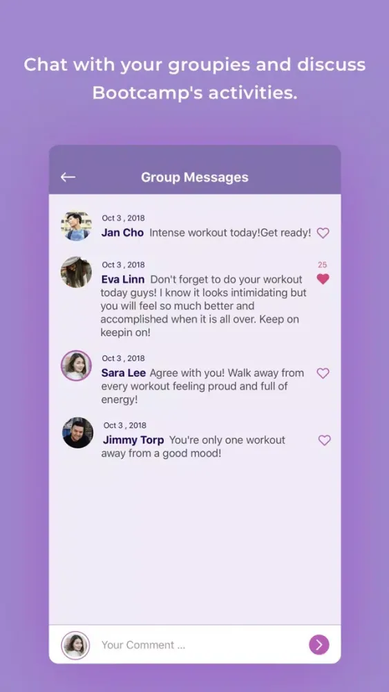 Screenshot di BootCamp Groupie