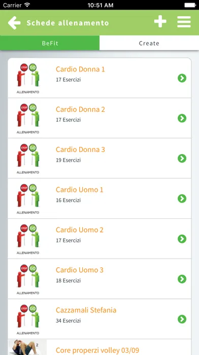 BeFit Workout应用截图