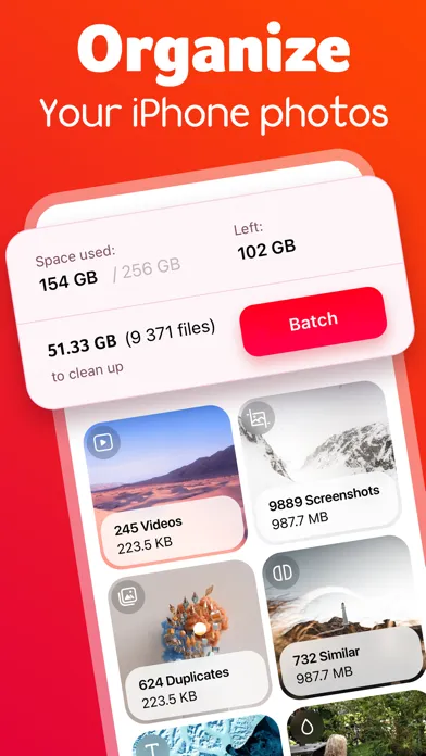 Capturas de tela do Organizer: Camera Roll Storage