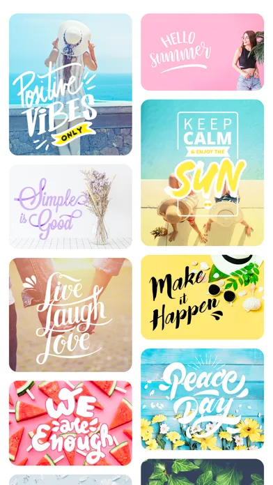 ภาพหน้าจอของ Art Word: Add Text to Photos