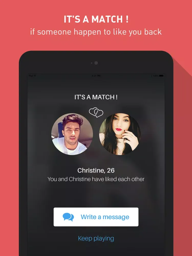 Captures d'écran de Pick Me - Dating App iPad 