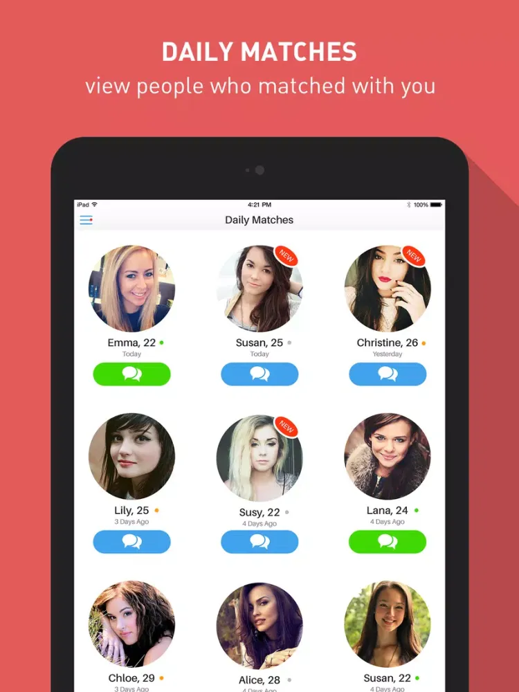 Captures d'écran de Pick Me - Dating App iPad 