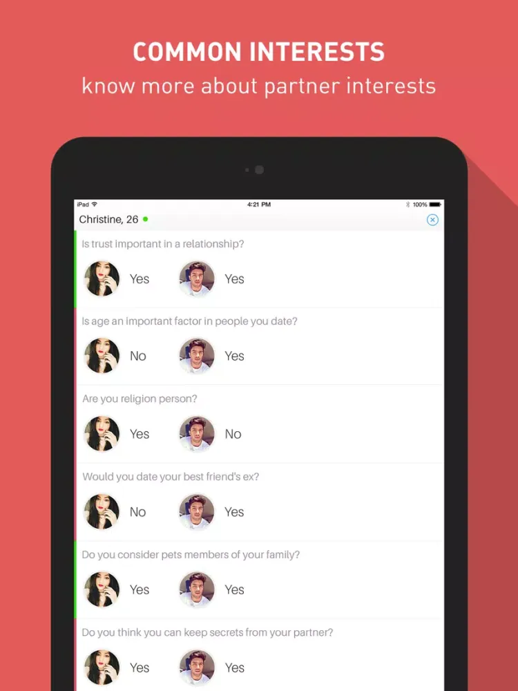 Captures d'écran de Pick Me - Dating App iPad 