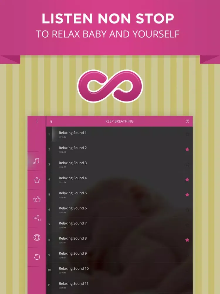 Pregnancy Music & Baby lullaby iPad  स्क्रीनशॉट