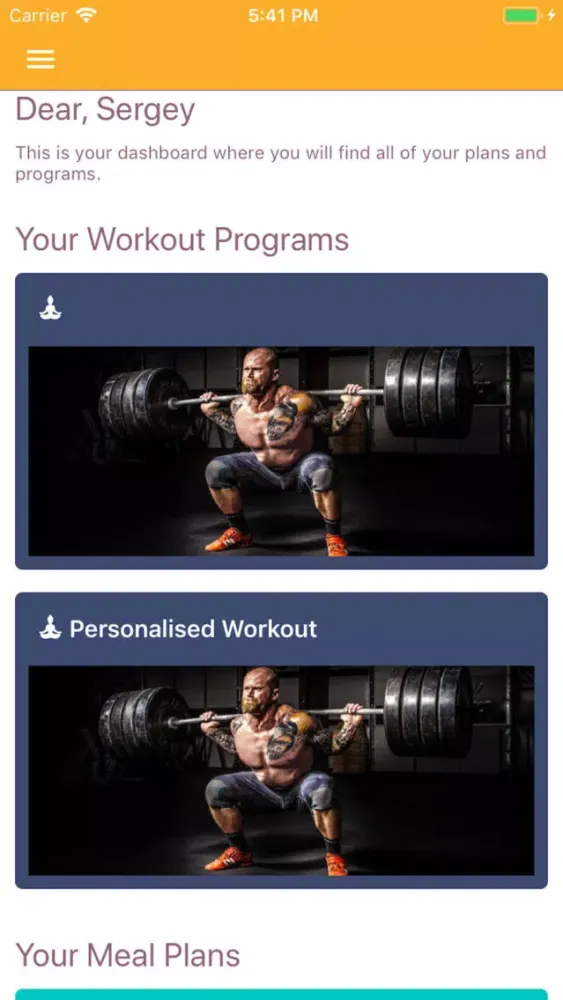 Ảnh chụp màn hình của Fitness Marina