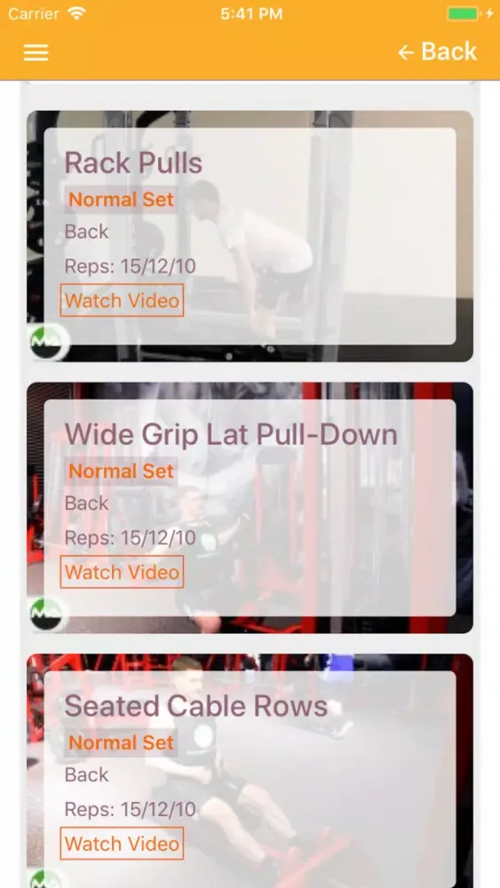 Ảnh chụp màn hình của Fitness Marina