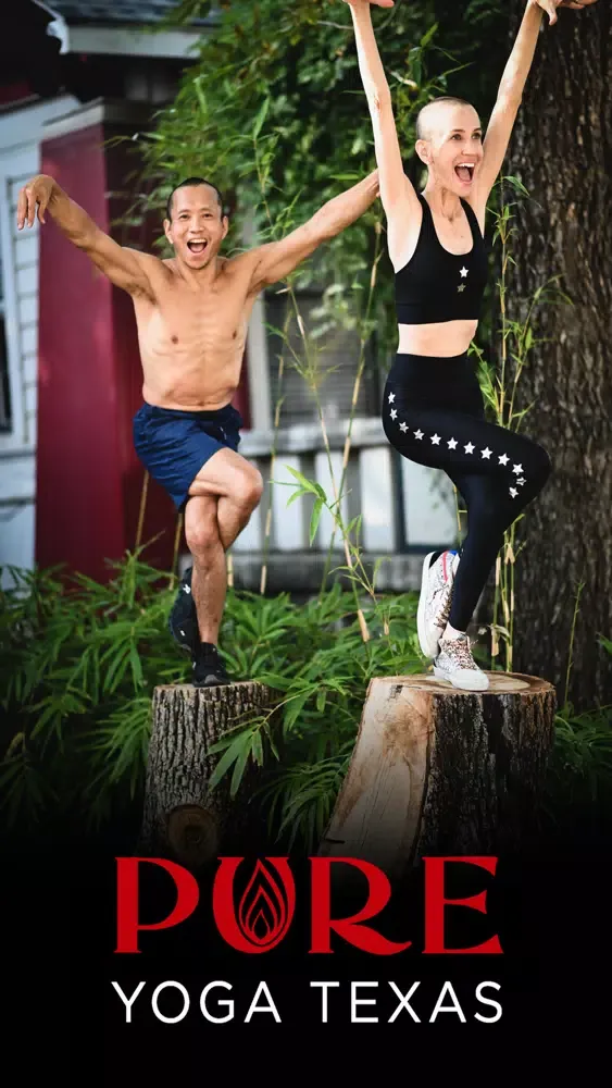 PURE Yoga Texas Mobile App Screenshots