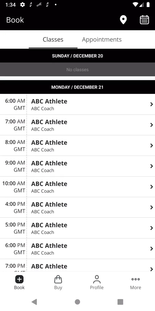 ABC Gyms Screenshots