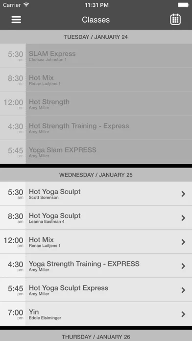 AMT Fitness Screenshots