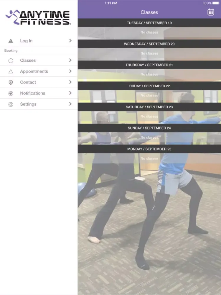 Zrzuty ekranu Anytime Fitness Mt. Lookout iPad 