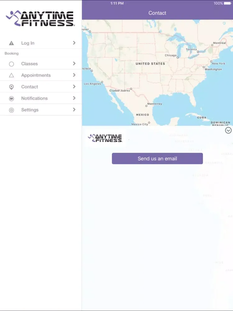 Zrzuty ekranu Anytime Fitness Mt. Lookout iPad 