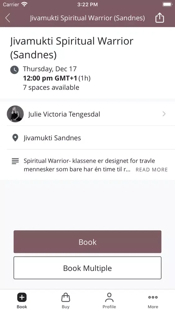 Captures d'écran de Jivamukti Yoga Stavanger