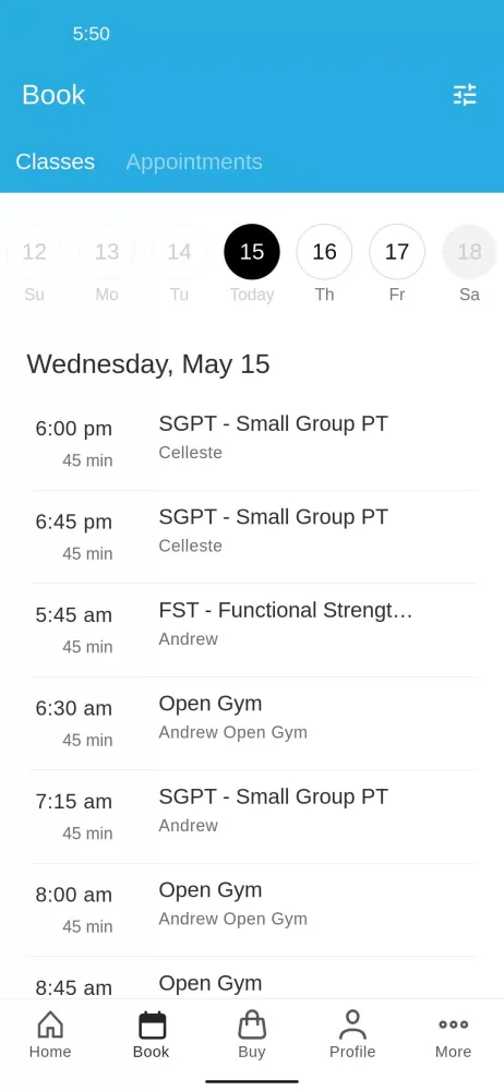 Average Joes Gym سکرین شاٹس