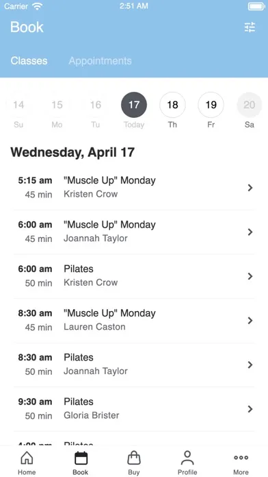 Screenshot di Balance Fitness Studio