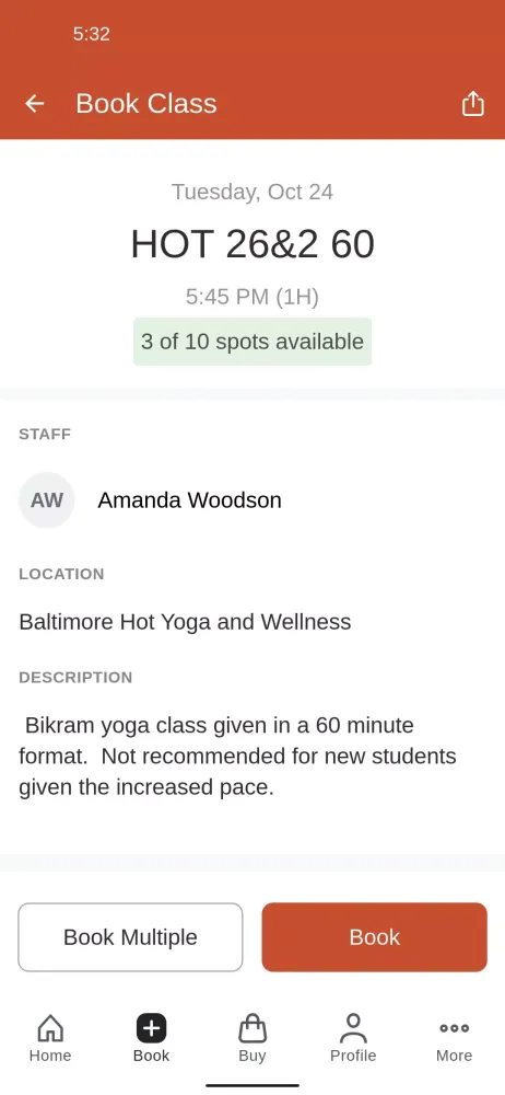 Скриншоты Baltimore Hot Yoga & Wellness