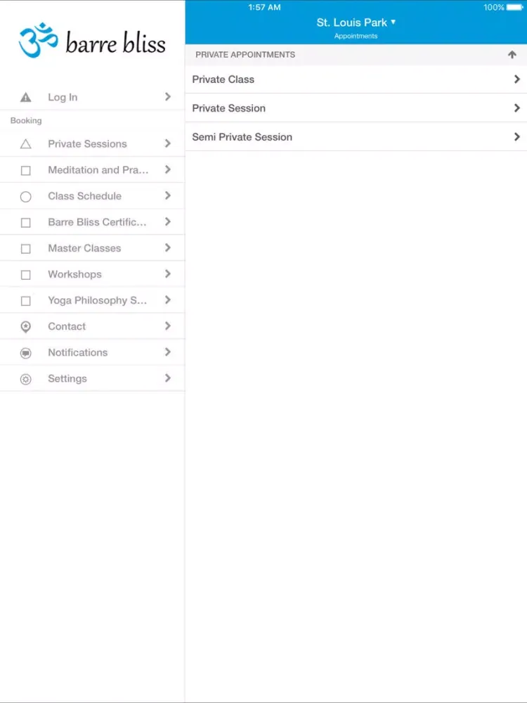 Скриншоты Barre Bliss Studio iPad 