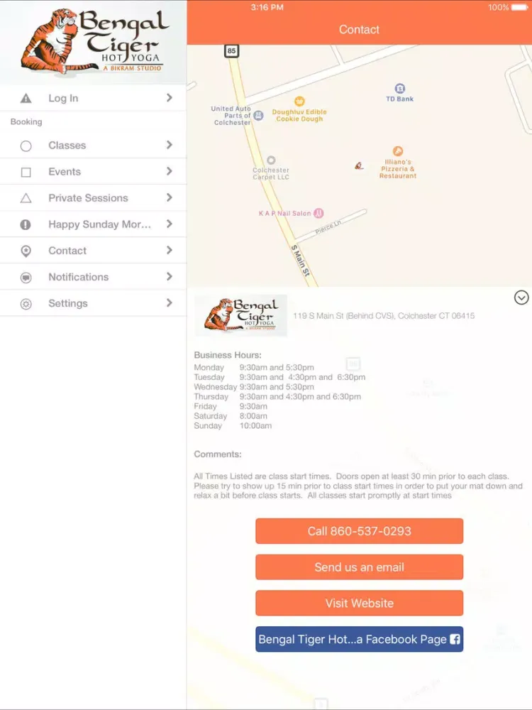 Capturas de pantalla de Bengal Tiger Hot Yoga iPad 