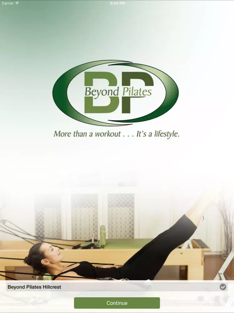 Ảnh chụp màn hình của Beyond Pilates iPad 