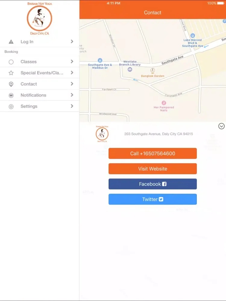 Capturas de tela do Bikram Hot Yoga-Daly City iPad 