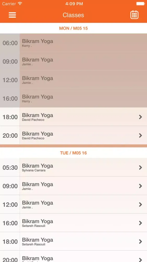 Capturas de tela do Bikram Hot Yoga-Daly City