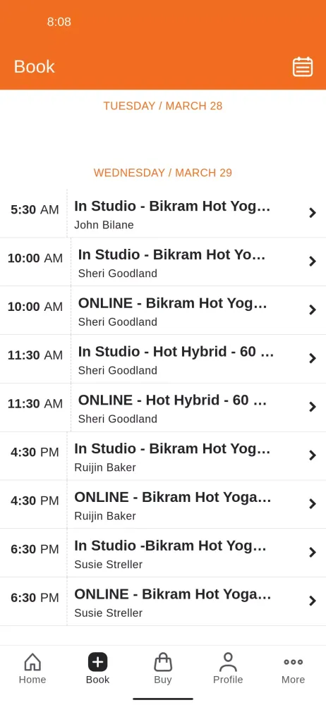 Bikram Hot Yoga Houston স্ক্রিনশট
