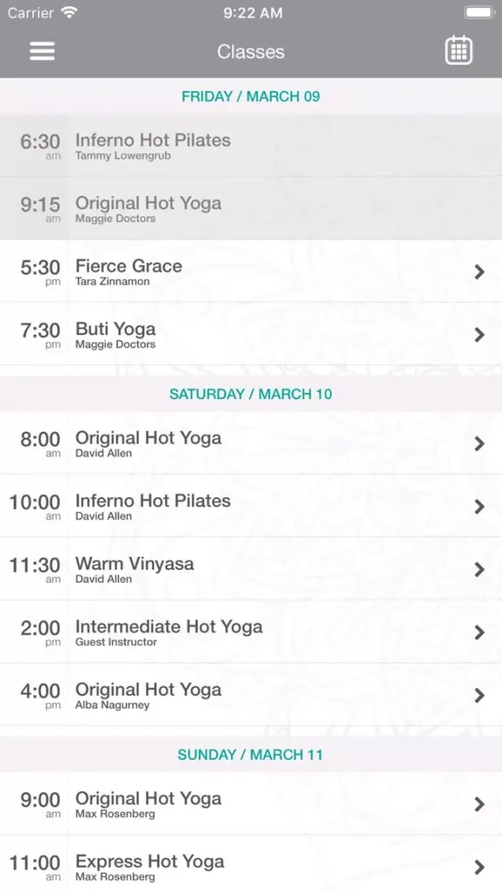 ภาพหน้าจอของ Haute Bodhi Hot Yoga