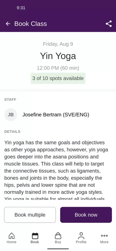 Hot Yoga West應用截圖