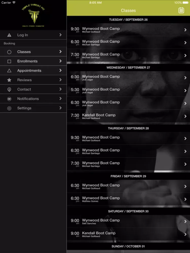 Triple Threat Fitness iPad  Ekran Görüntüleri
