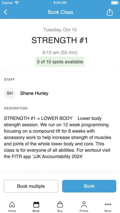 JJK Fitness应用截图