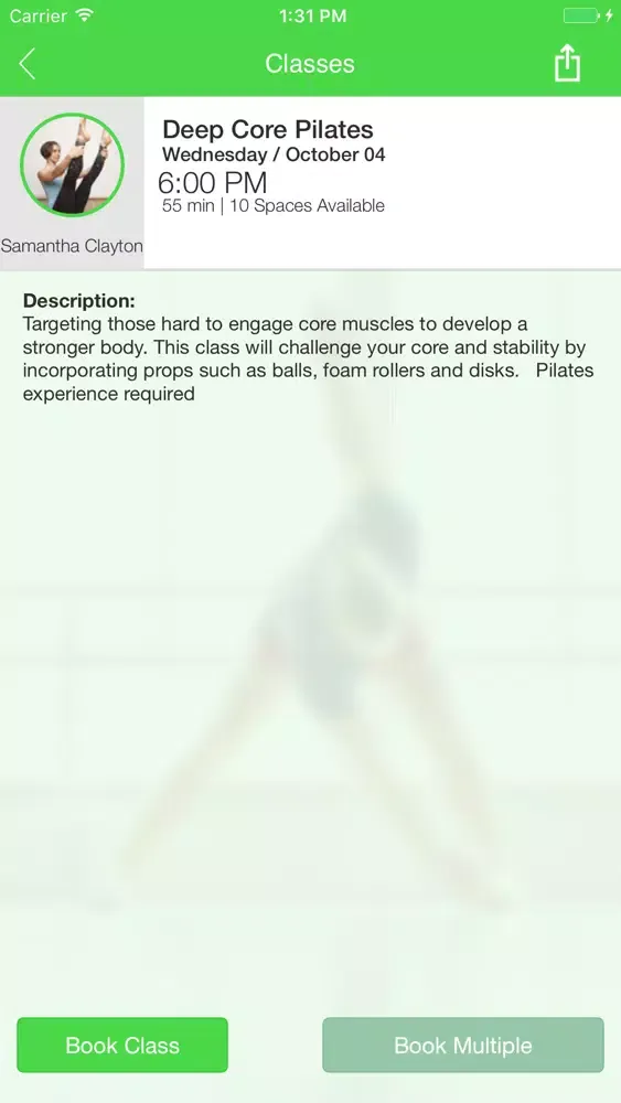 Motiv Fitness & Pilates سکرین شاٹس