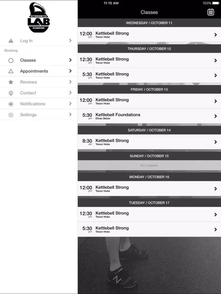 Strength Lab Eugene iPad  Screenshots