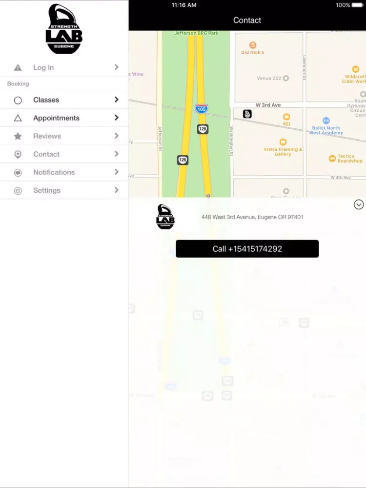 Strength Lab Eugene iPad  Screenshots