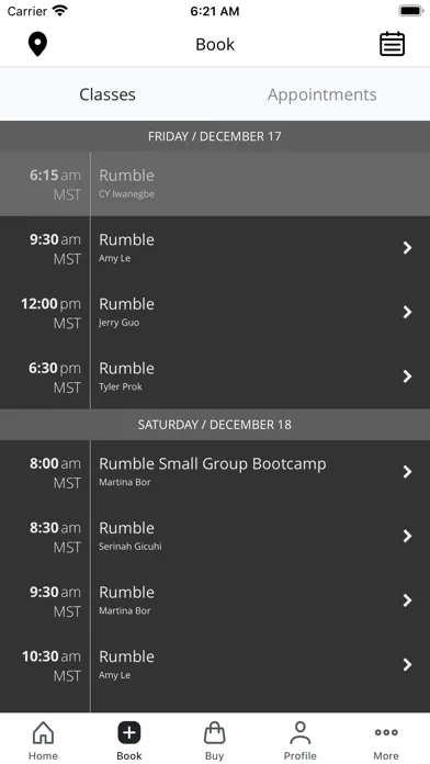 ภาพหน้าจอของ Rumble Boxing Inc.
