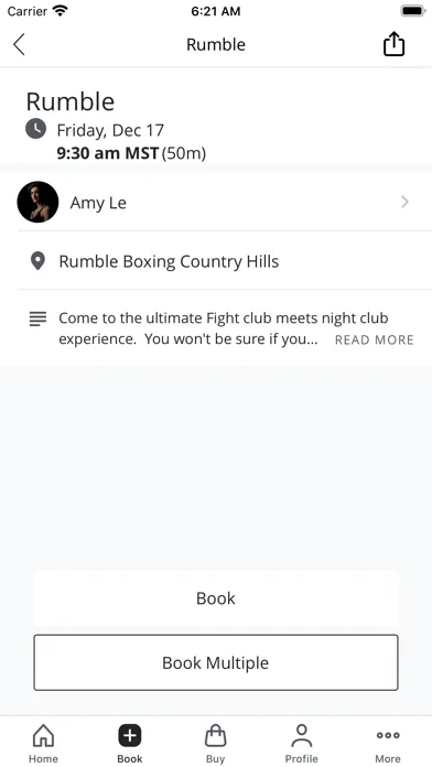 ภาพหน้าจอของ Rumble Boxing Inc.