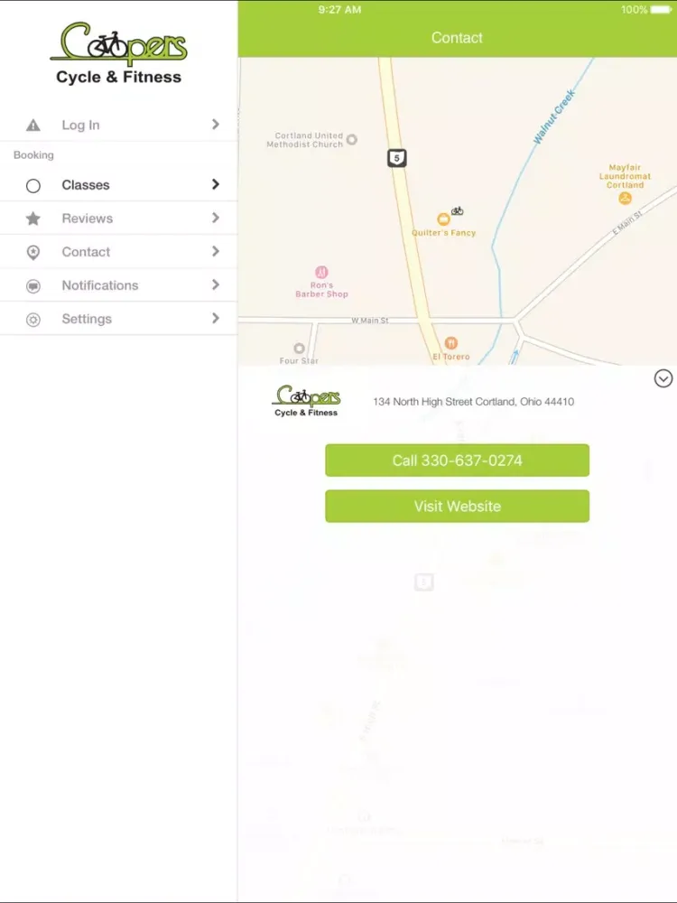 Capturas de pantalla de Coopers Cycle And Fitness iPad 