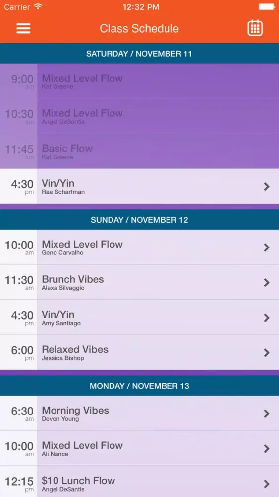 Capturas de pantalla de Yoga Vibe West Hollywood