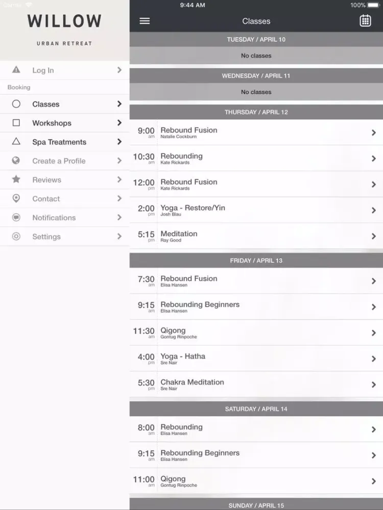 Скриншоты Willow Urban Retreat iPad 