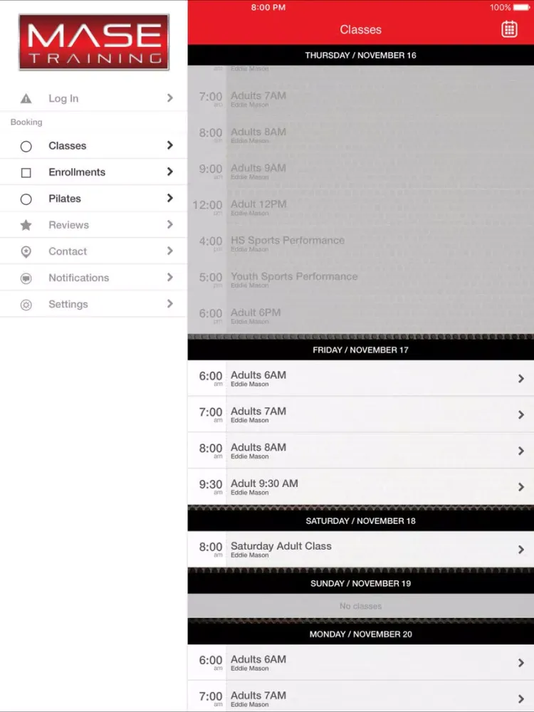 Capturas de pantalla de MASE TRAINING iPad 