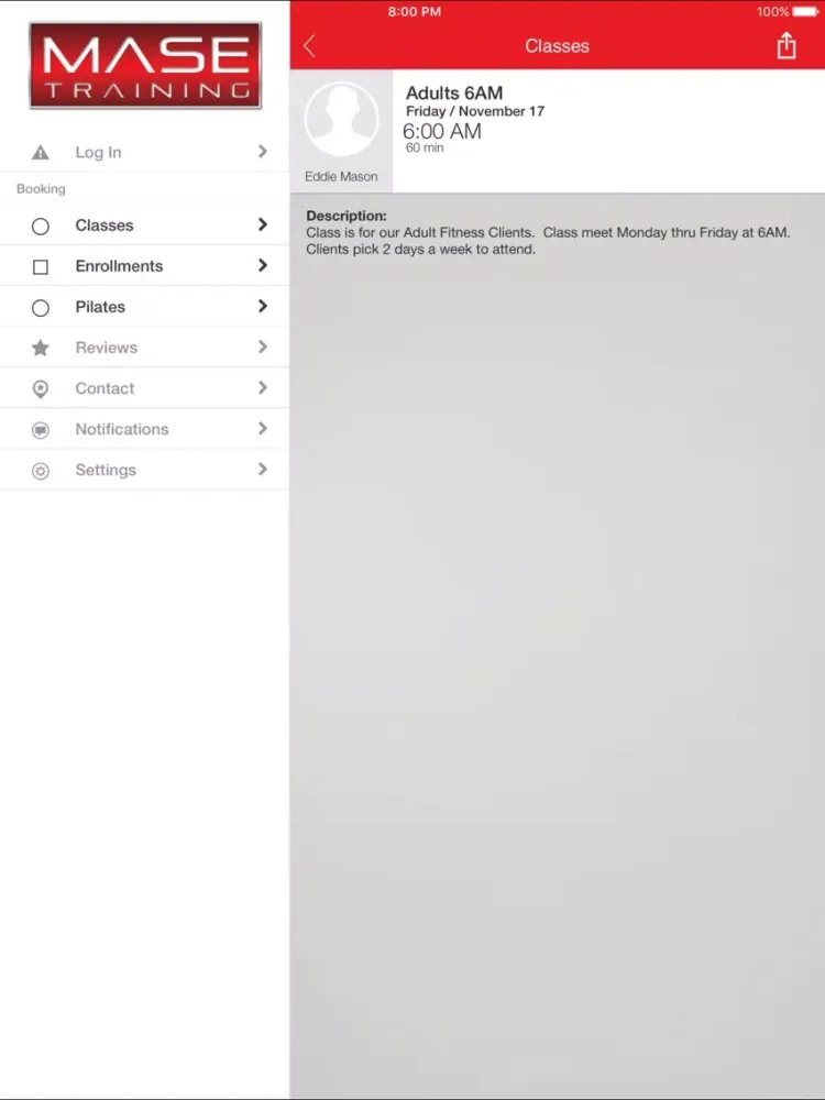 Capturas de pantalla de MASE TRAINING iPad 