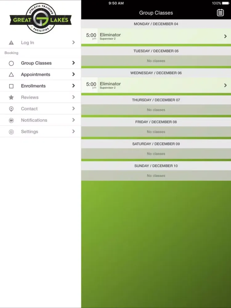 Capturas de tela do Great Lakes Athletic Training iPad 