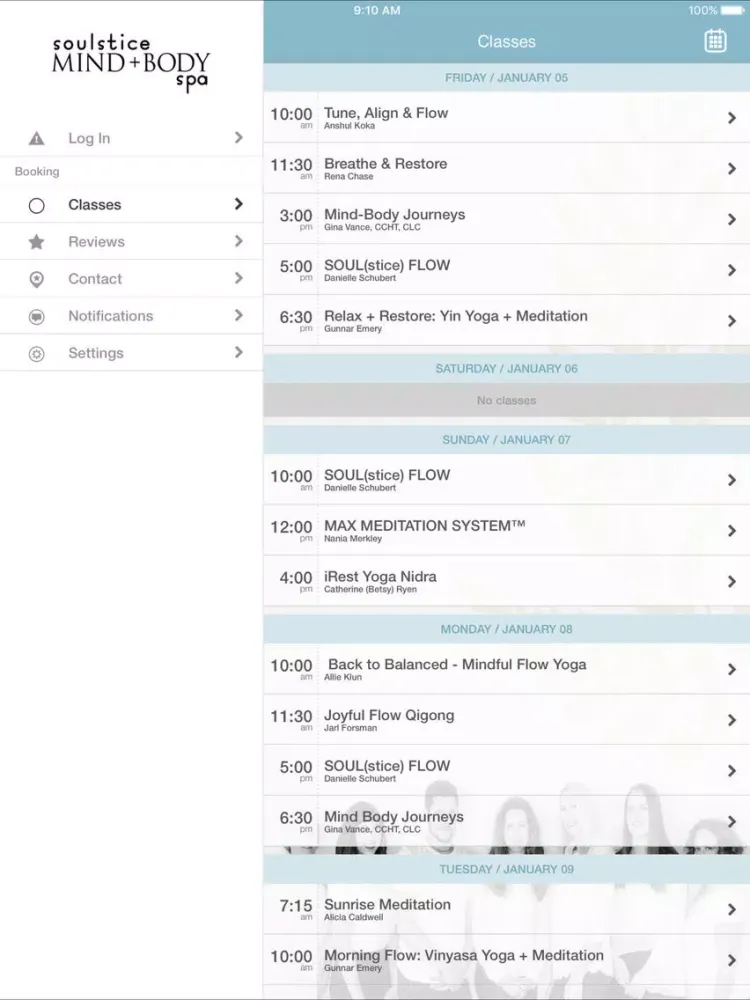 Скриншоты Soulstice Mind + Body Spa iPad 