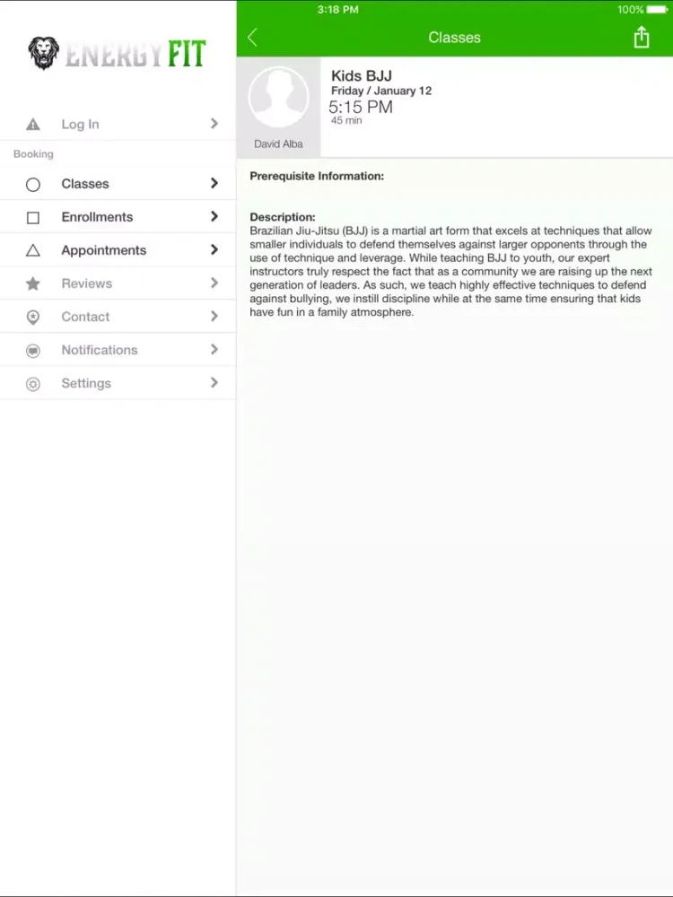 Скриншоты EnergyFIT Mixed Martial Arts iPad 