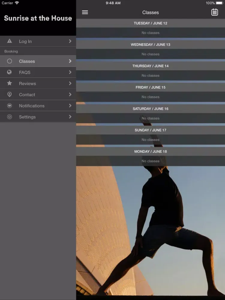 Capturas de tela do Sydney Opera House Fitness iPad 