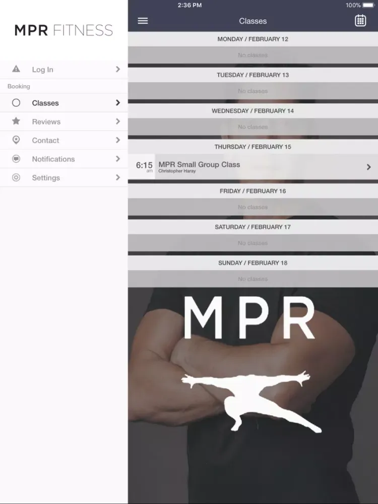MPR Fitness iPad 应用截图