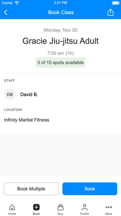 Captures d'écran de Infinity: Martial Fitness